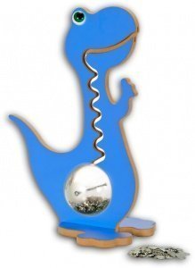 Big Belly Bank Dino-Spardose blau