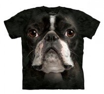 Big Face Boston Terrier T-Shirt in M