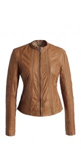 Biker-Stil Lederjacke