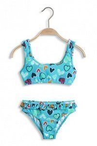 Bikini im Herzchen-Look