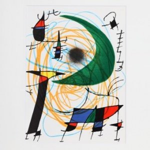 Bild Joan Miró – La Lune verte / Der grü
