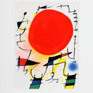 Bild Joan Miró – Le Soleil Rouge / Die r