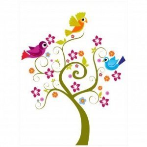Bild Kirti Jaiswal - Baby birds tree