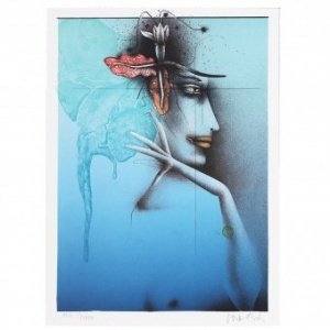 Bild Paul Wunderlich – Tète d´une femme