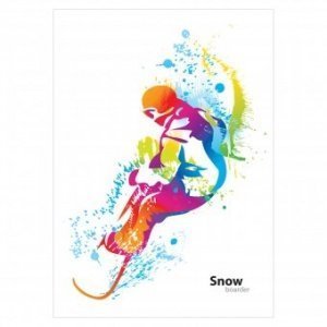 Bild Viktoriia Dobrianska - The snowboar