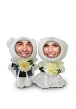 Bilderrahmen Stofftier Eisbär Geschenkar