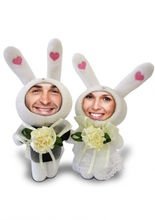 Bilderrahmen Stofftier Hase Geschenkarti