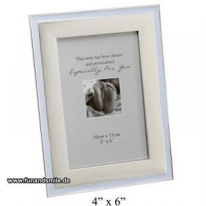 Bilderrahmen mit Hellblauem Emaille