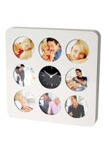 Bilderrahmen mit Uhr