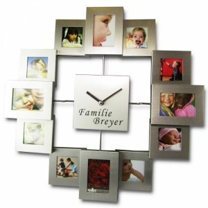 Bilderrahmen mit Uhr