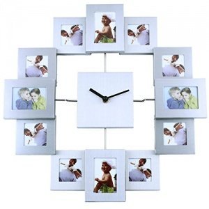 SOLEDI Bilderrahmen Wanduhr