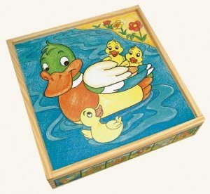 Bilderwürfel Tiere, 25 tlg., von Bino Ho