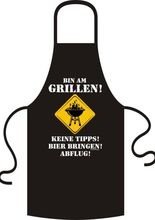 Bin am Grillen! Schürze