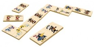 Bino Domino Märchen in der Holzbox Holzs