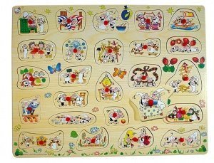 Bino Maxipuzzle Märchen für Kinder Holzs