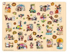 Bino Maxipuzzle Märchen für Kinder Holzs