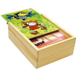 Bino Nähbox Märchen für Kinder Holzspiel