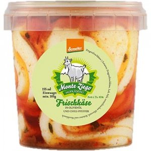 Bio Ziegenfrischkäse mit Chili von Monte