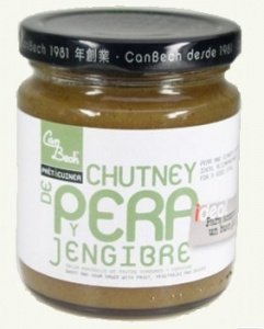 Birnen-Chutney mit Ingwer und Rosinen, 2