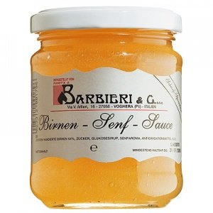 Birnensenfsauce Salsa di pere Barbieri