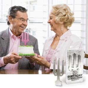 Birthday Kerzenleuchter *white*