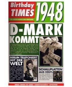 Birthday Times Karte mit Sound 1948