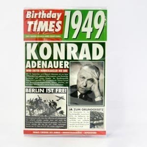 Birthday Times Karte mit Sound 1949