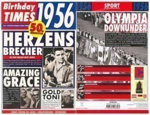 Birthday Times Karte mit Sound 1956