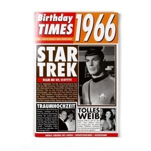 Birthday Times Karte mit Sound 1966