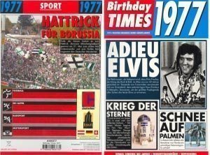 Birthday Times Karte mit Sound 1977