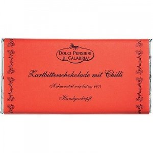 Bitterschokolade mit Chili Dolci Pensier