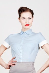 BLUSE "EMMA", 100% Bio-Baumwolle