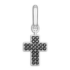 Black Cross Charm