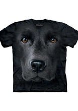 Black Lab Face The Mountain T-Shirt