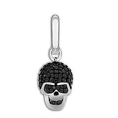Black Skull Charm