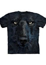 Black Wolf Face The Mountain T-Shirt