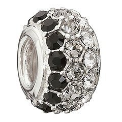 Black and White Brilliance Bead