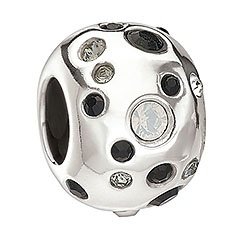 Black and White Metropolis Bead