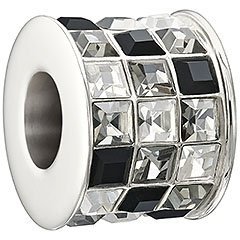 Black and White Tiles Bead