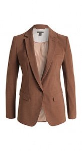 Blazer aus feinem Woll-Mix-Gewebe