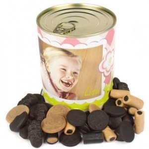 Blechdose mit Foto - Gemischte Lakritze