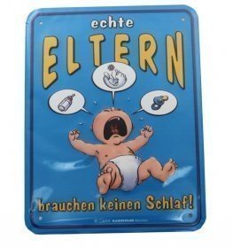 Blechschild Eltern