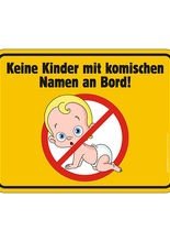 Blechschild Keine Kinder
