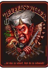 Blechschild Teufelsgriller