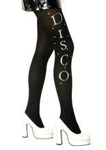 Blickdichte Strumpfhose Discoqueen schwa