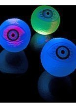 Blinkender Monsteraugen Flummiball bunt
