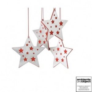 Blomus Weihnachtsschmuck Stern Set 4 tlg