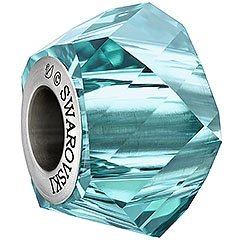 Blue Asymmetric Crystal Bead