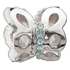 Blue Butterfly Bead