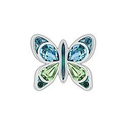 Blue Butterfly Charm Clip